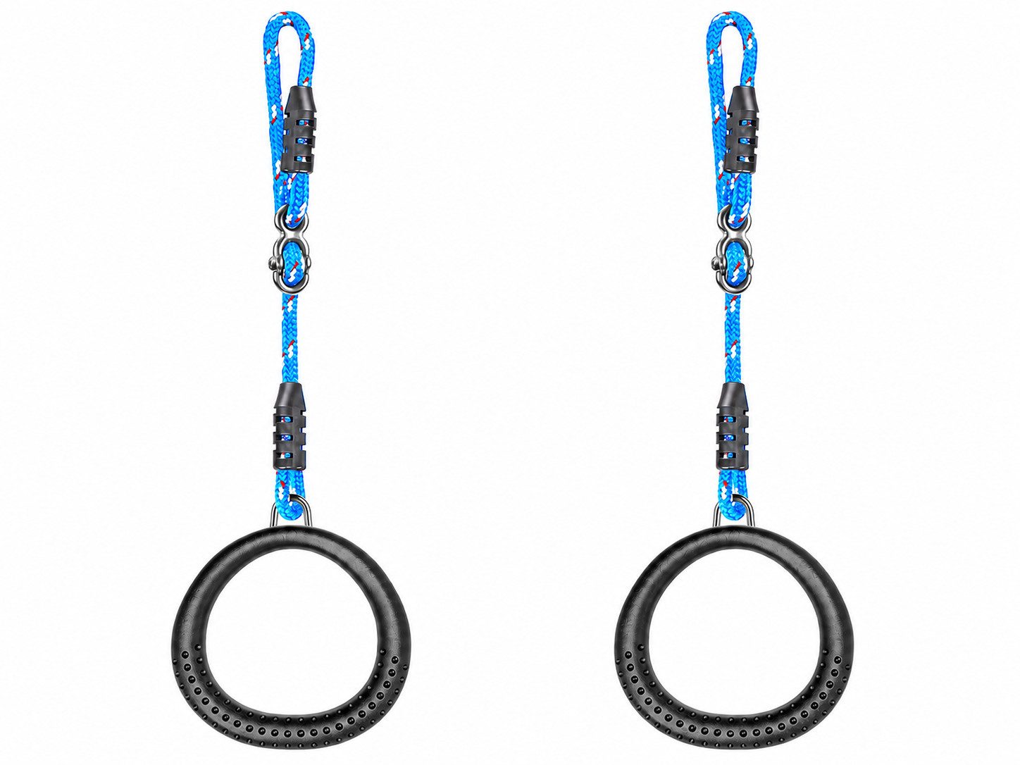 BeneLabel Turnring 2 Stück, Fitness Gymnastikringe für Kinder und Erwachsene (2-tlg), Calisthenics Trainingsringe mit verstellbarem Seil