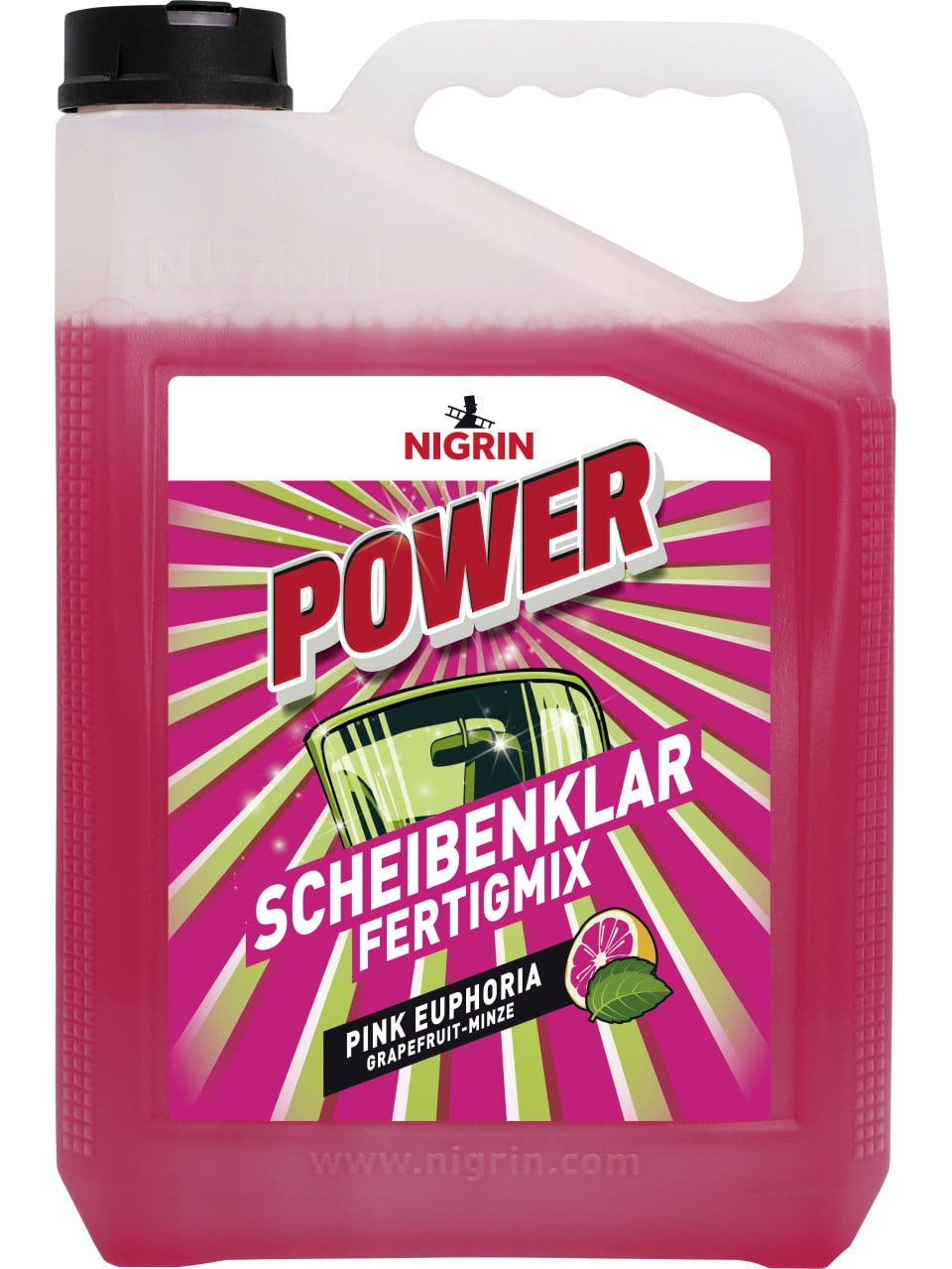 NIGRIN Nigrin Scheibenklar Power Pink Grapefruit-Minze Scheibenreiniger