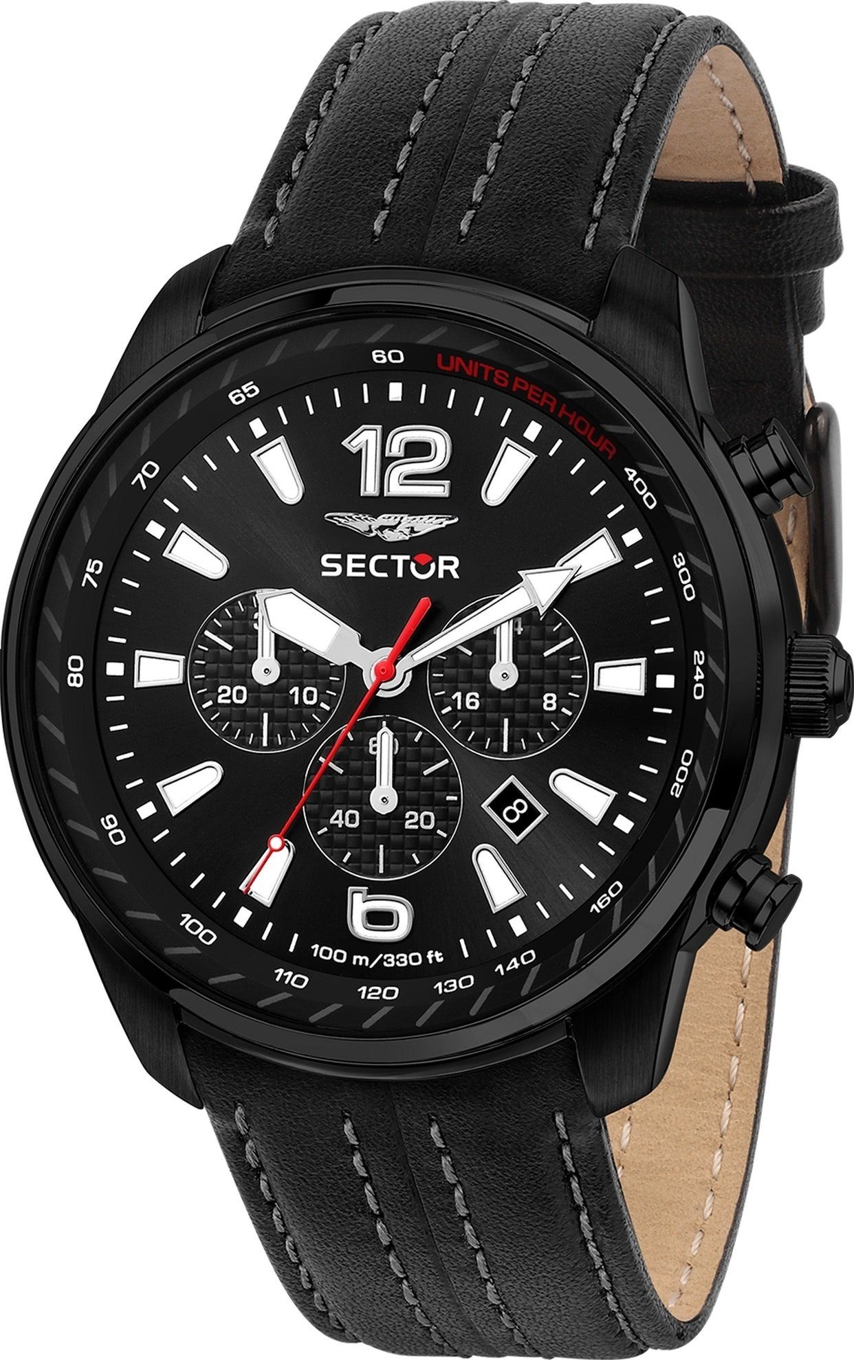 Quarzuhr Sector Herren Armbanduhr Chrono