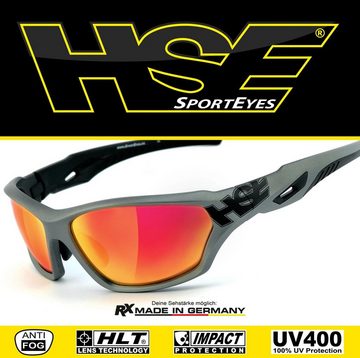 HSE - SportEyes Sportbrille 2093gm, Steinschlagbeständig durch Kunststoff-Sicherheitsglas