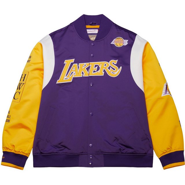 Mitchell & Ness Collegejacke Heavyweight Satin Jacket NBA Los Angeles Laker günstig online kaufen