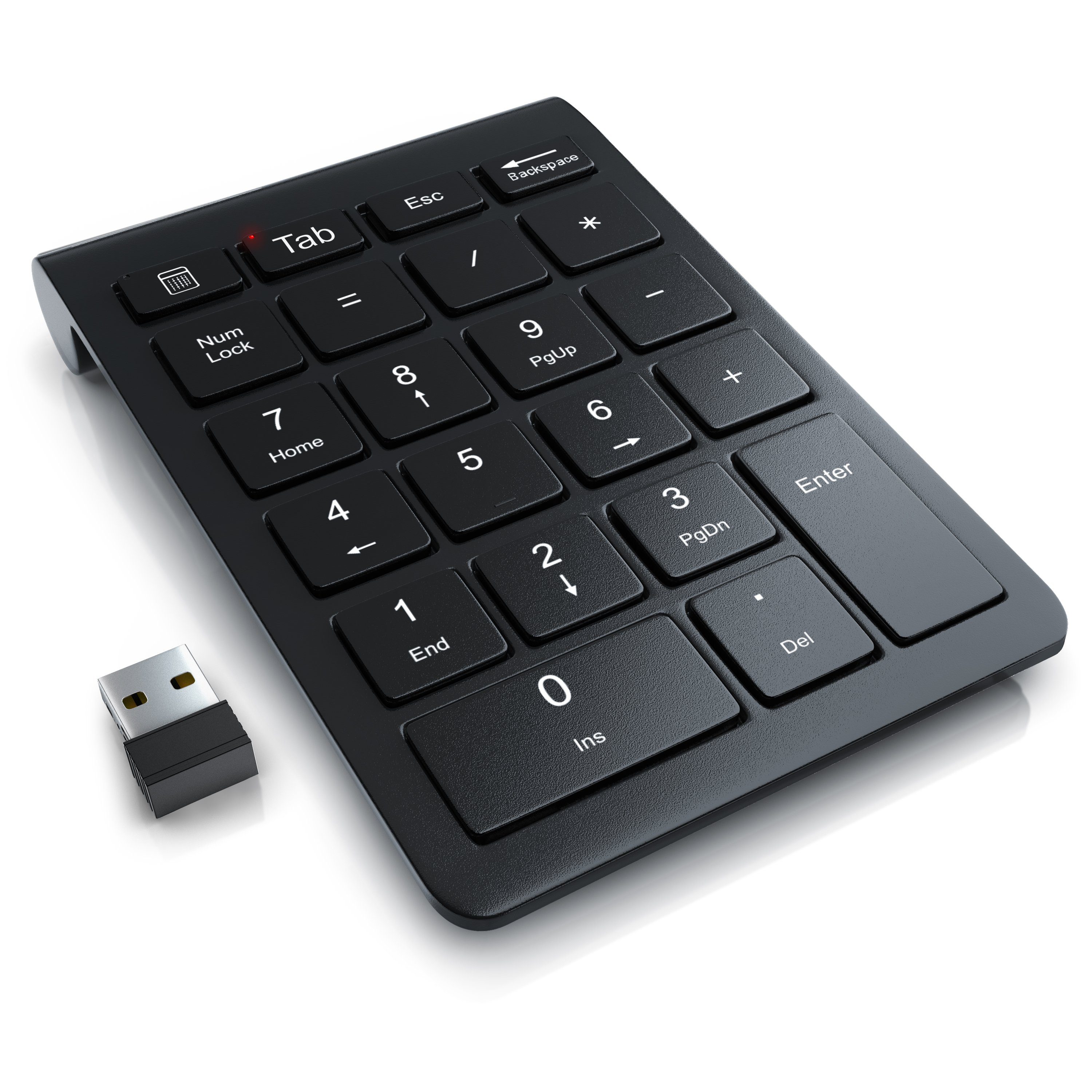 Numpad kabellos, 2,4 GHz Funk Wireless-Tastatur