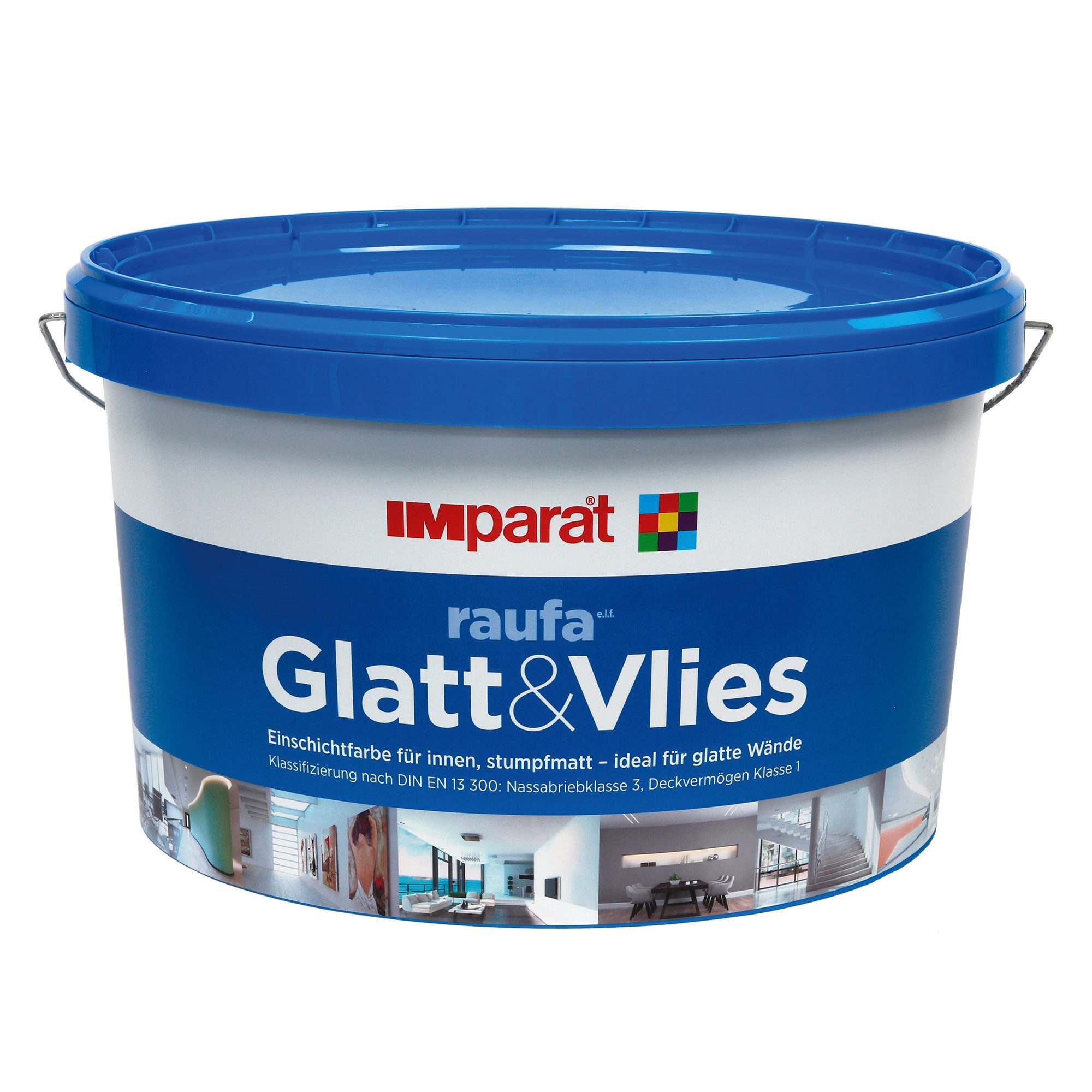 IMparat Farbwerk Iversen & Mähl GmbH & Co. KG Wand- und Deckenfarbe Raufa e.l.f. Glatt & Vlies 12,5 l weiß