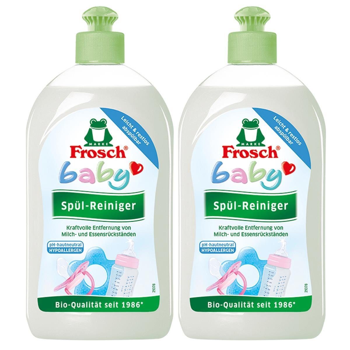 FROSCH 2x Frosch Baby Spül-Reiniger 500 ml Geschirrspülmittel