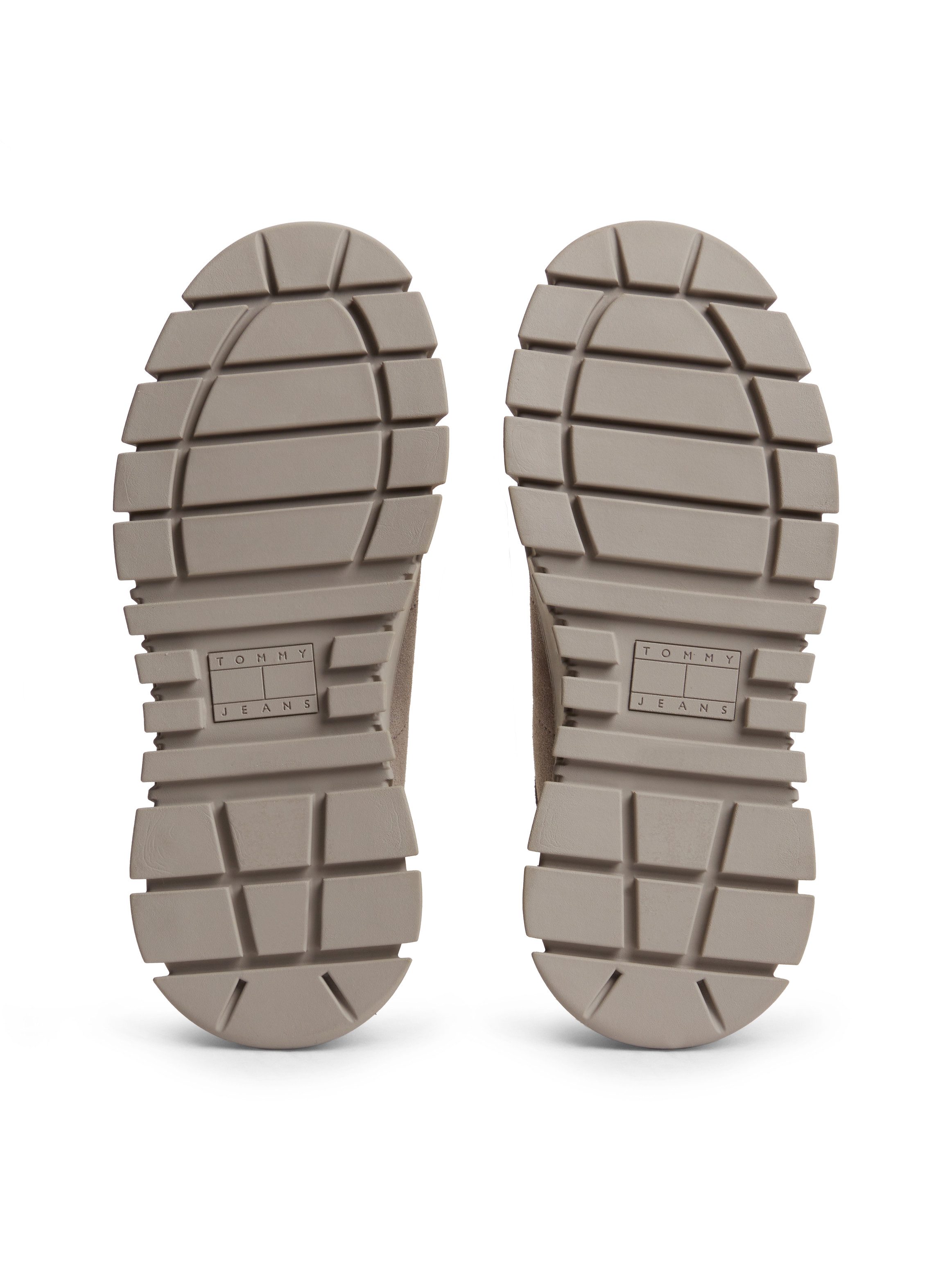 Tommy Jeans TJW PLATFORM SNEAKER SUEDE Plateausneaker Freizeitschuh, Halbschuh, Schnürschuh mit markanter Plateausohle
