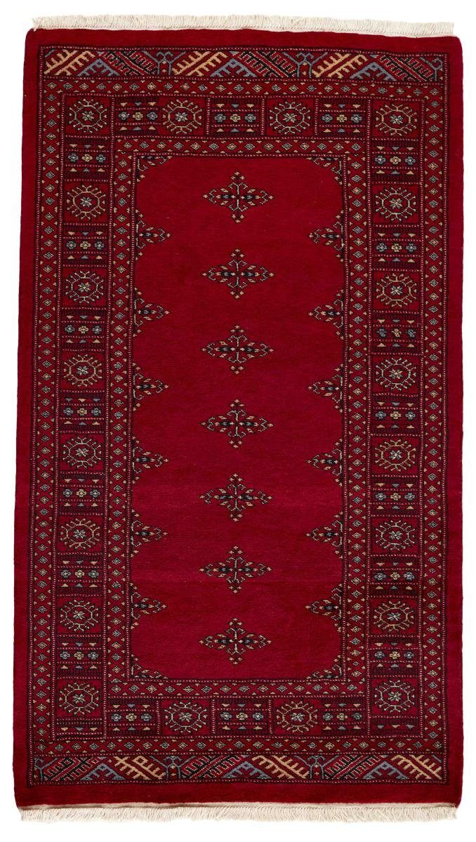 Orientteppich Pakistan Buchara 3ply 93x161 Handgeknüpfter Orientteppich, Nain Trading, rechteckig, Höhe: 8 mm