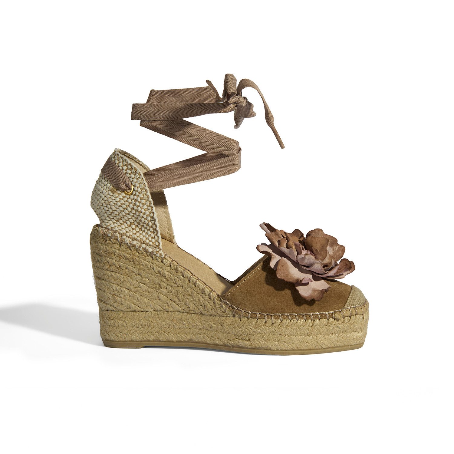 Desa Damen-Slipper – Obermaterial aus Wildleder, Lederfutter, Keilabsatz, Loafer