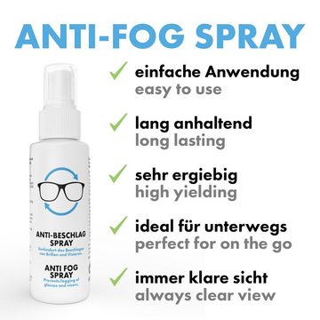 Metamorph Kostüm Anti-Beschlag Spray, Verhindert das Beschlagen von Brillen beim Tragen von Masken