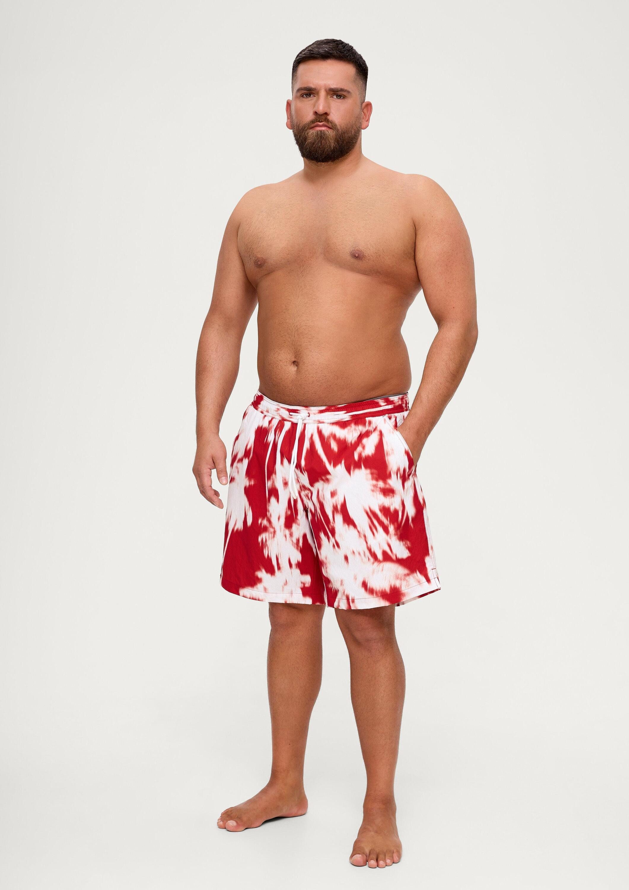 s.Oliver Badehose Badehose Badehose mit Crinkle-Struktur