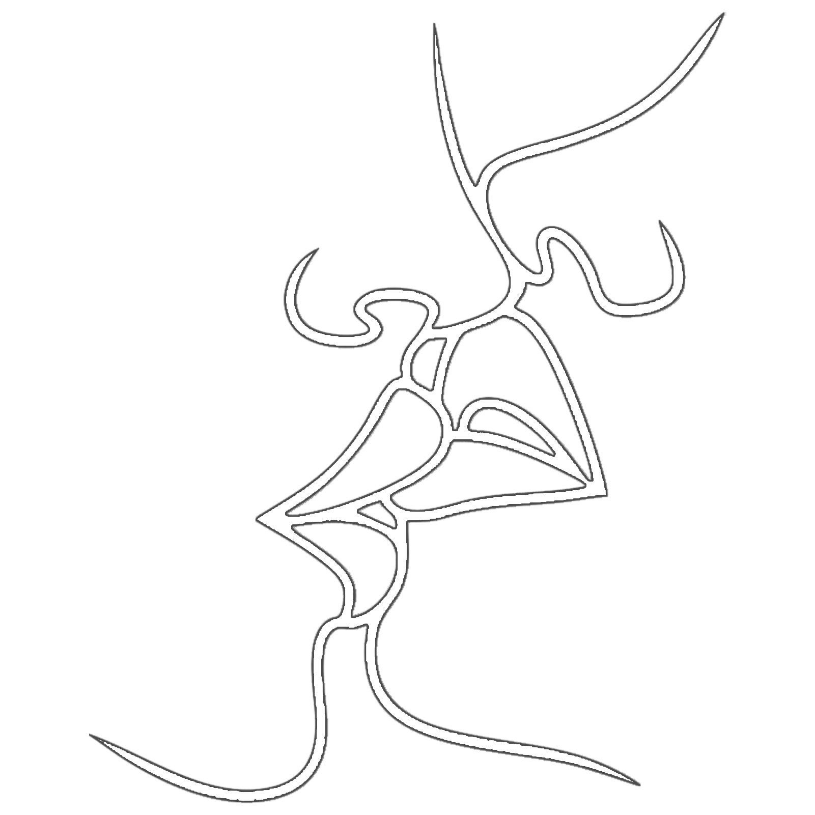 Jumpeak Wanddekoobjekt Gesicht Profil Metall Kunst günstig online kaufen