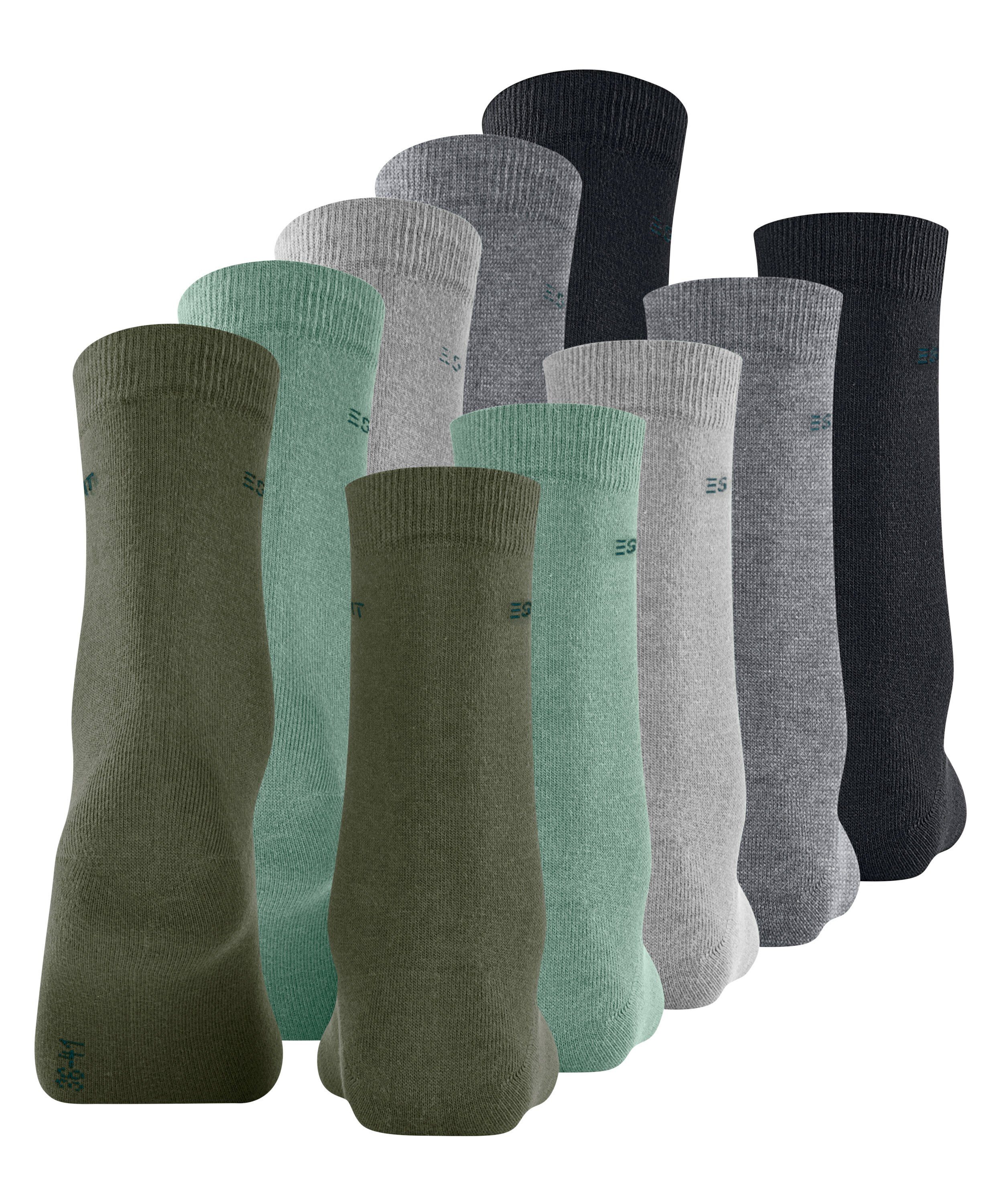 Esprit Socken Solid-Mix 5-Pack (5-Paar) aus Biobaumwolle