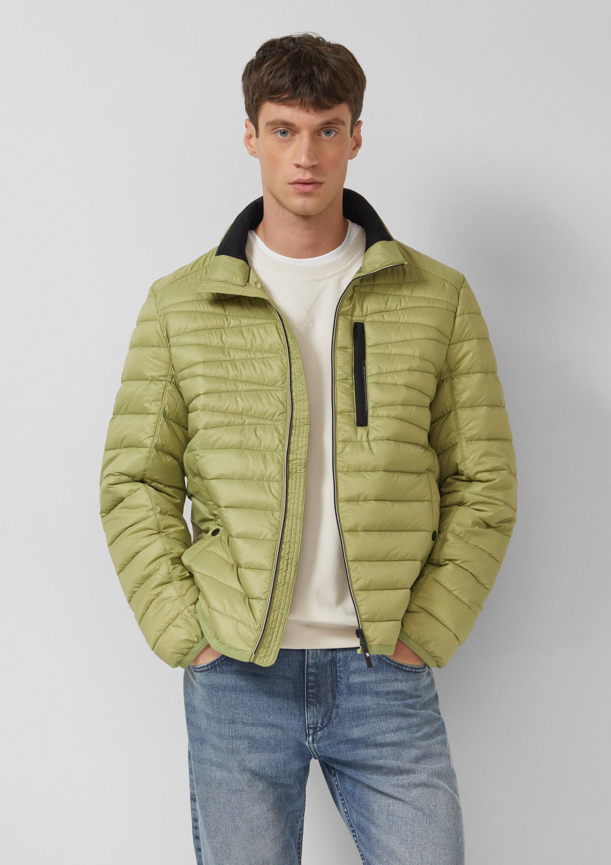 s.Oliver Winterjacke Outdoor-Jacke Sportive Steppjacke mit Stehkragen und Innentasche