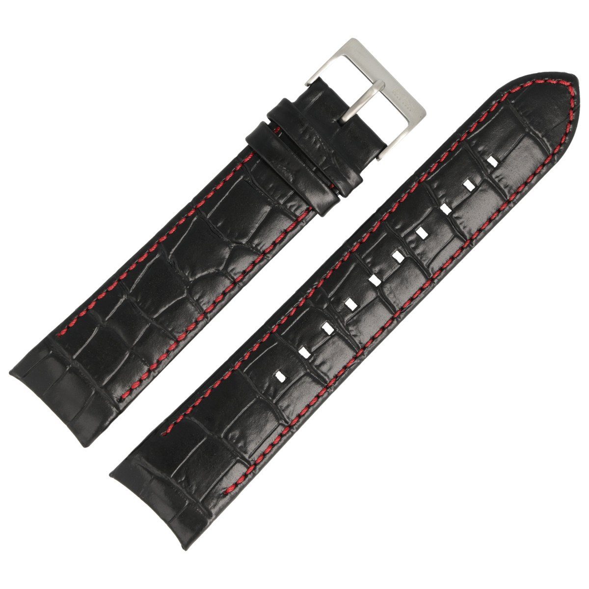 BOSS Uhrenarmband 22mm Leder Schwarz 659302753