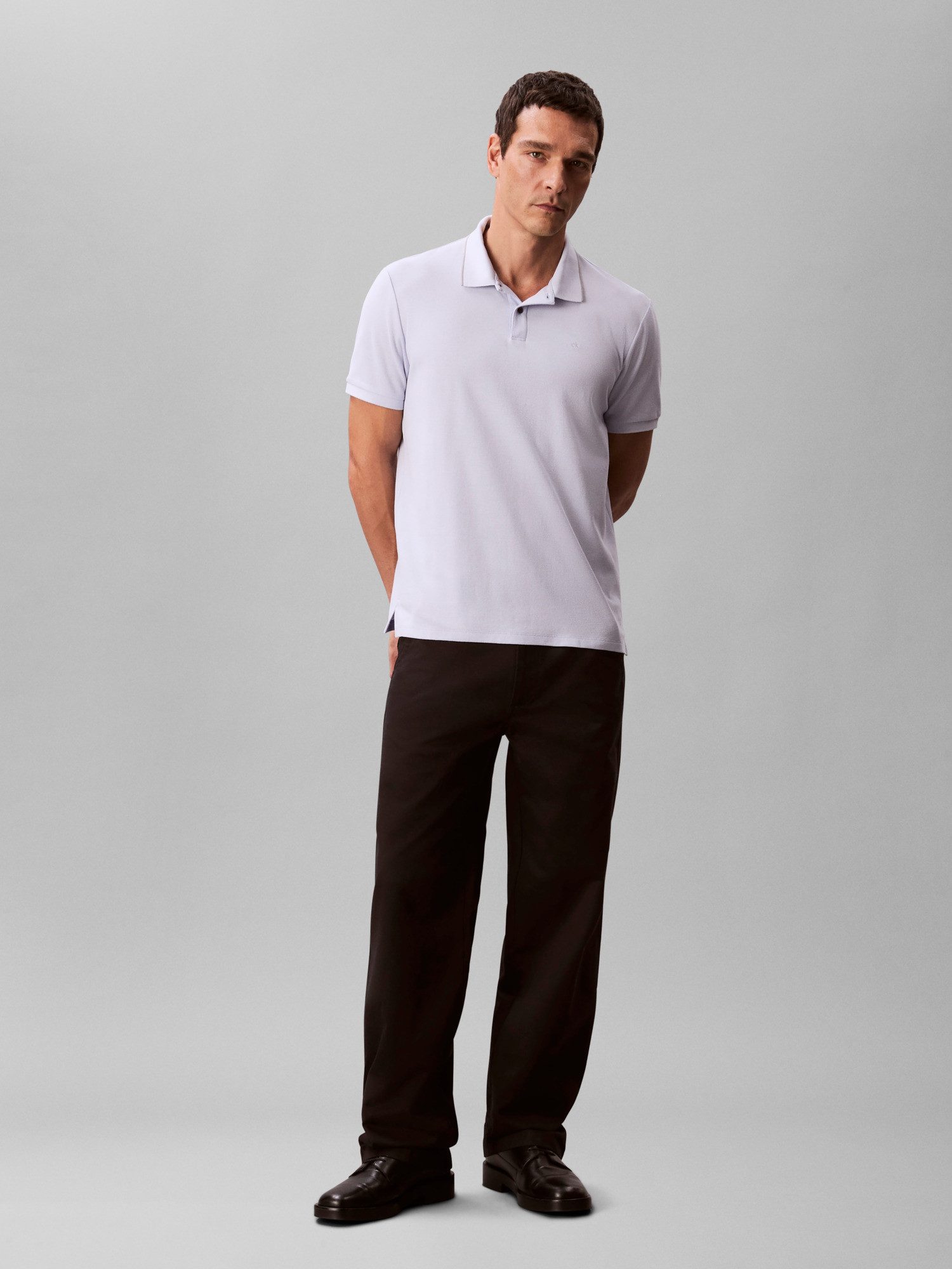 Calvin Klein Poloshirt SS RFND PQ TPPD CLSS Mit Rundhalsausschnitt