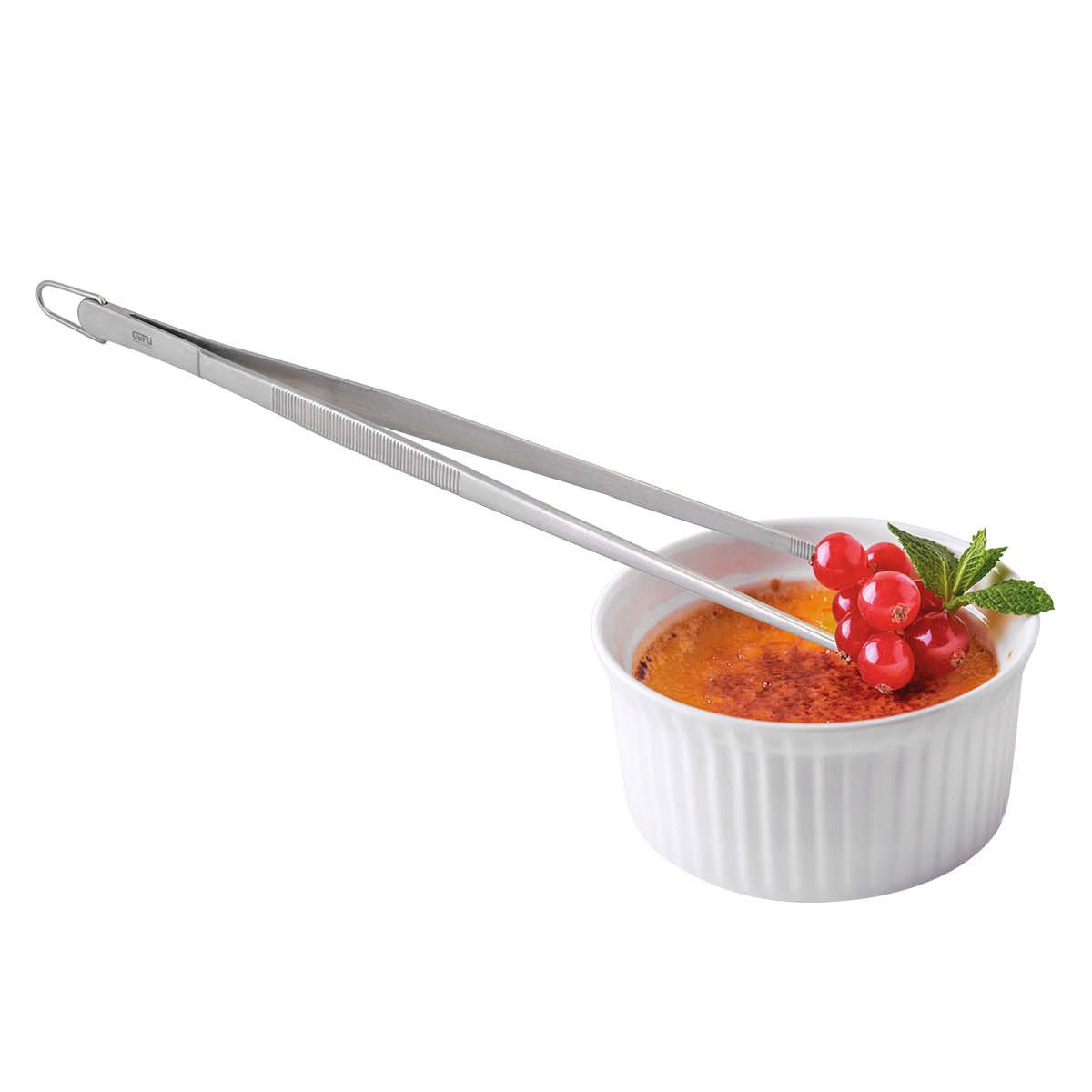 GEFU Kochpinzette Küchenpinzette SOCO 30cm Edelstahl Pinzette Grillp