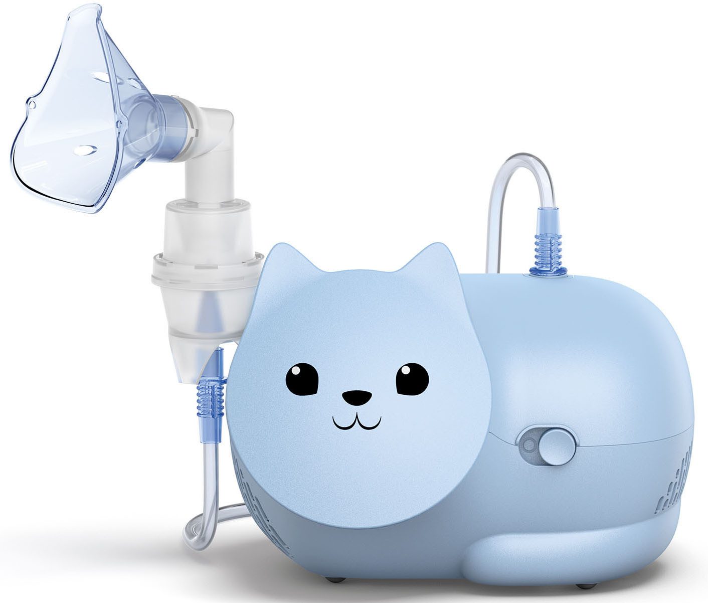Omron Inhalationsgerät NE-C303K-EO Nami Cat, kinderfreundliches Inhalationsgerät