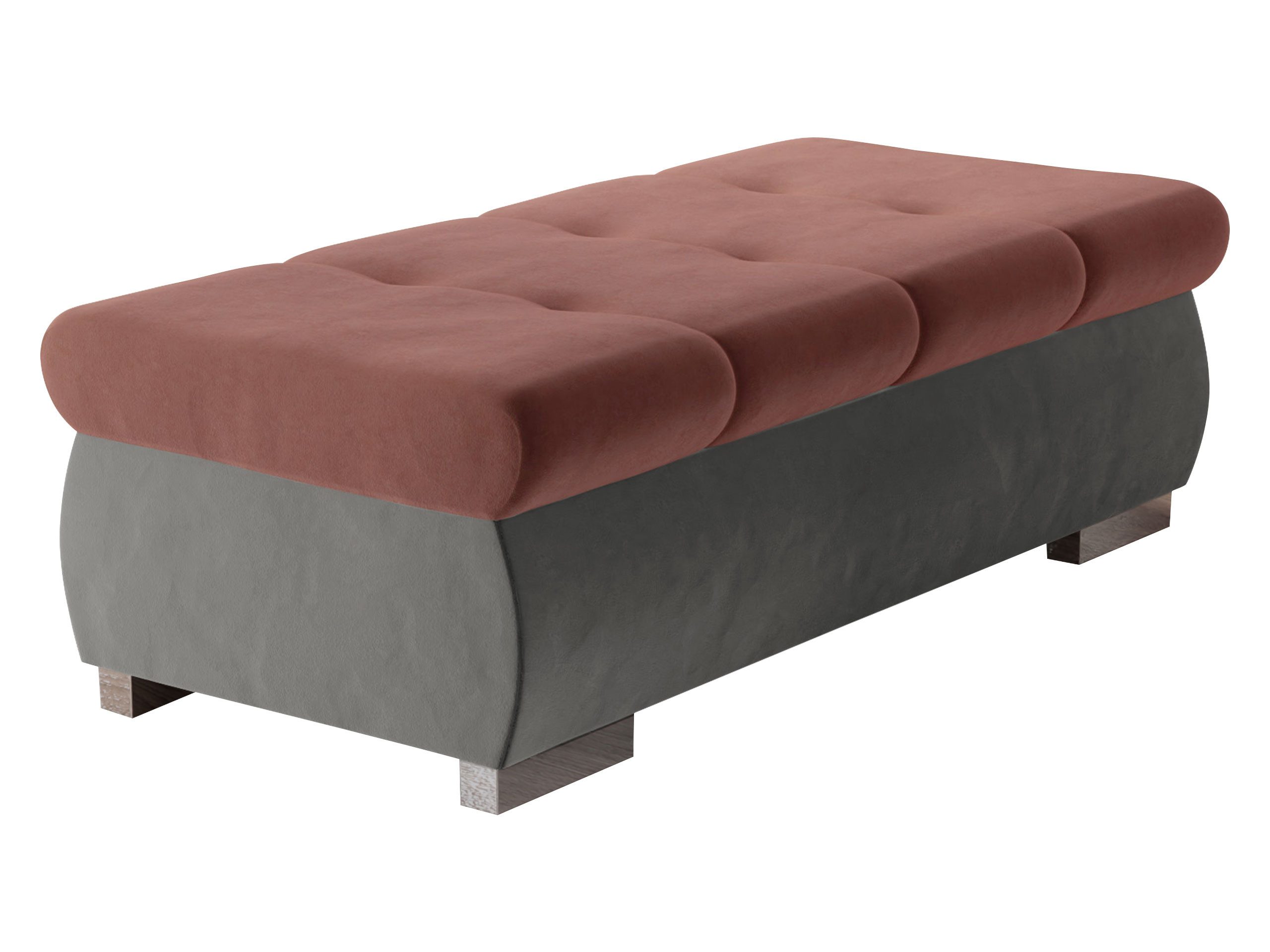 MIRJAN24 Polsterhocker Orkan Groß, Holzkonstruktion, 120x60x39 günstig online kaufen