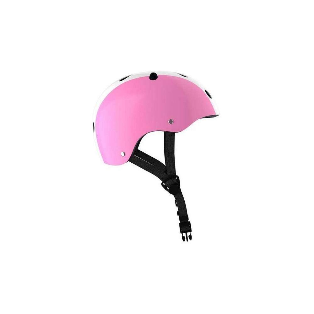 MOLTO Fahrradhelm Molto Kinderhelm Moltó Rosa Weiß 48-53 cm sicher und stylish für Kinde