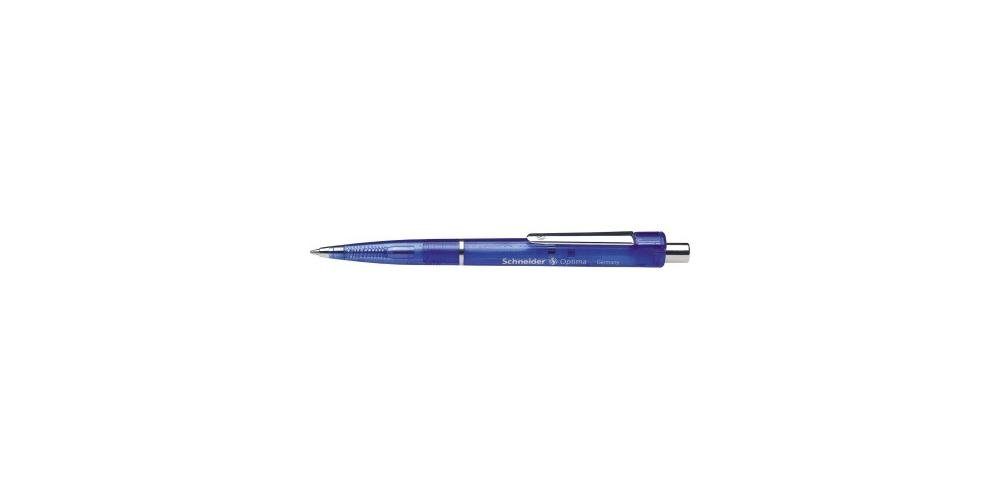 SCHNEIDER Kugelschreiber Kugelschreiber Optima M blau dokumentenecht Farbe des Schaftes: blau transparent