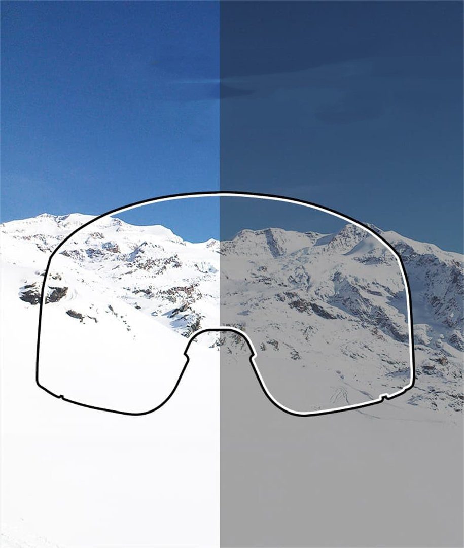 UG Outdoor-Sport-Skibrille, Bergsteigen, L.Ru für Skibrille Damen, Fahrradbrille;Motorradbrille;Schwimmbrille;Skibrille (1-St., sanddicht, und beschlagfrei Skibrillen Herren Schwarz und Schneeausrüstung),