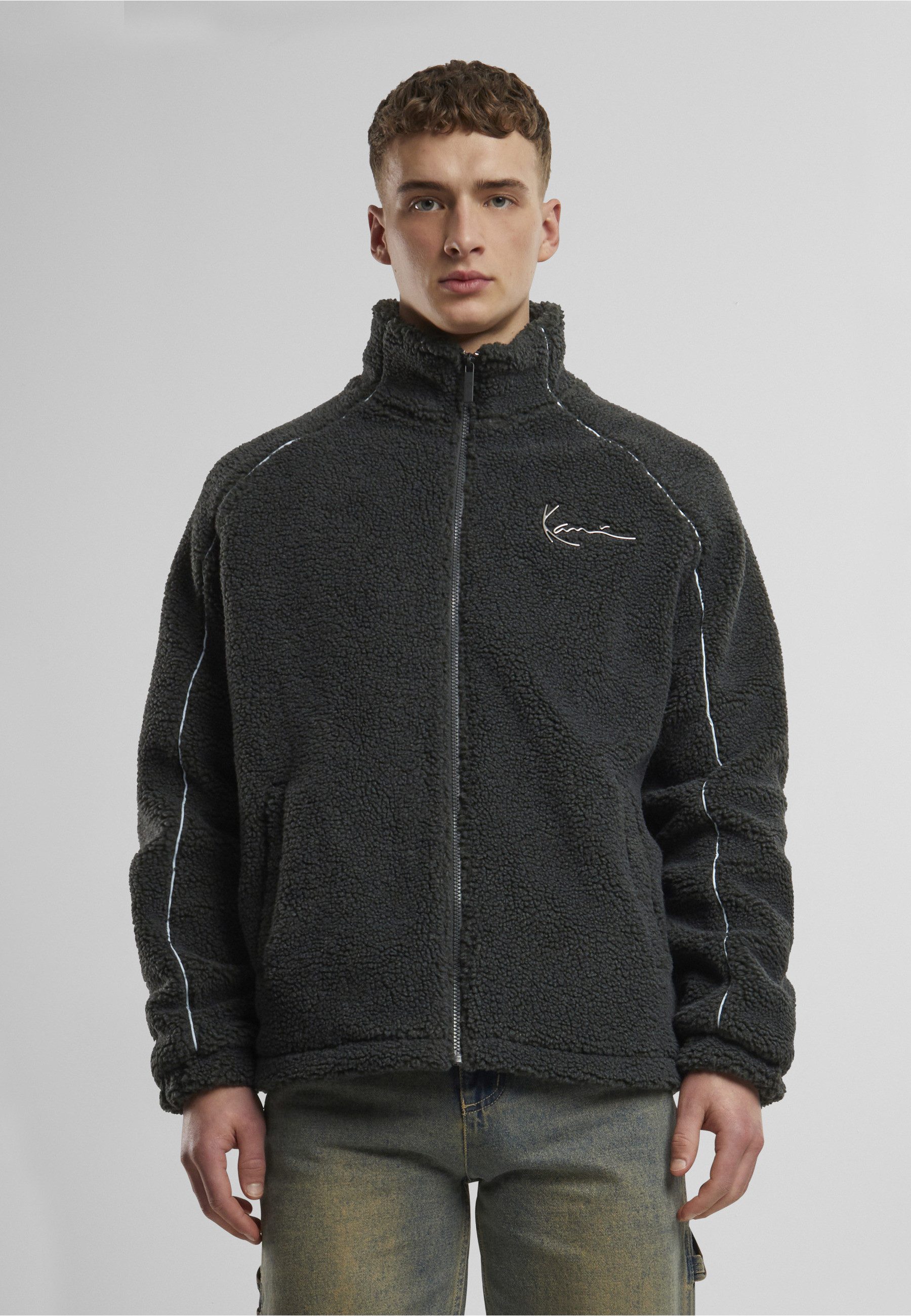 Karl Kani Allwetterjacke Karl Kani Karl Kani Metal Signature Teddy Jacket (1-St)