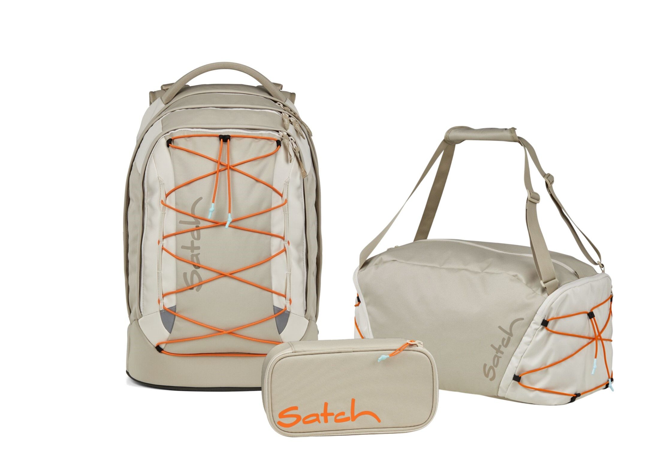 Satch Schulranzen Schulrucksack-Set PACK Crossed Sand günstig online kaufen