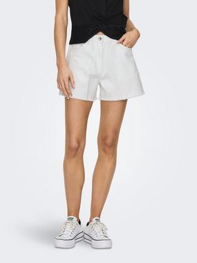 ONLY Shorts Elena (1-tlg) Stickerei, Fransen