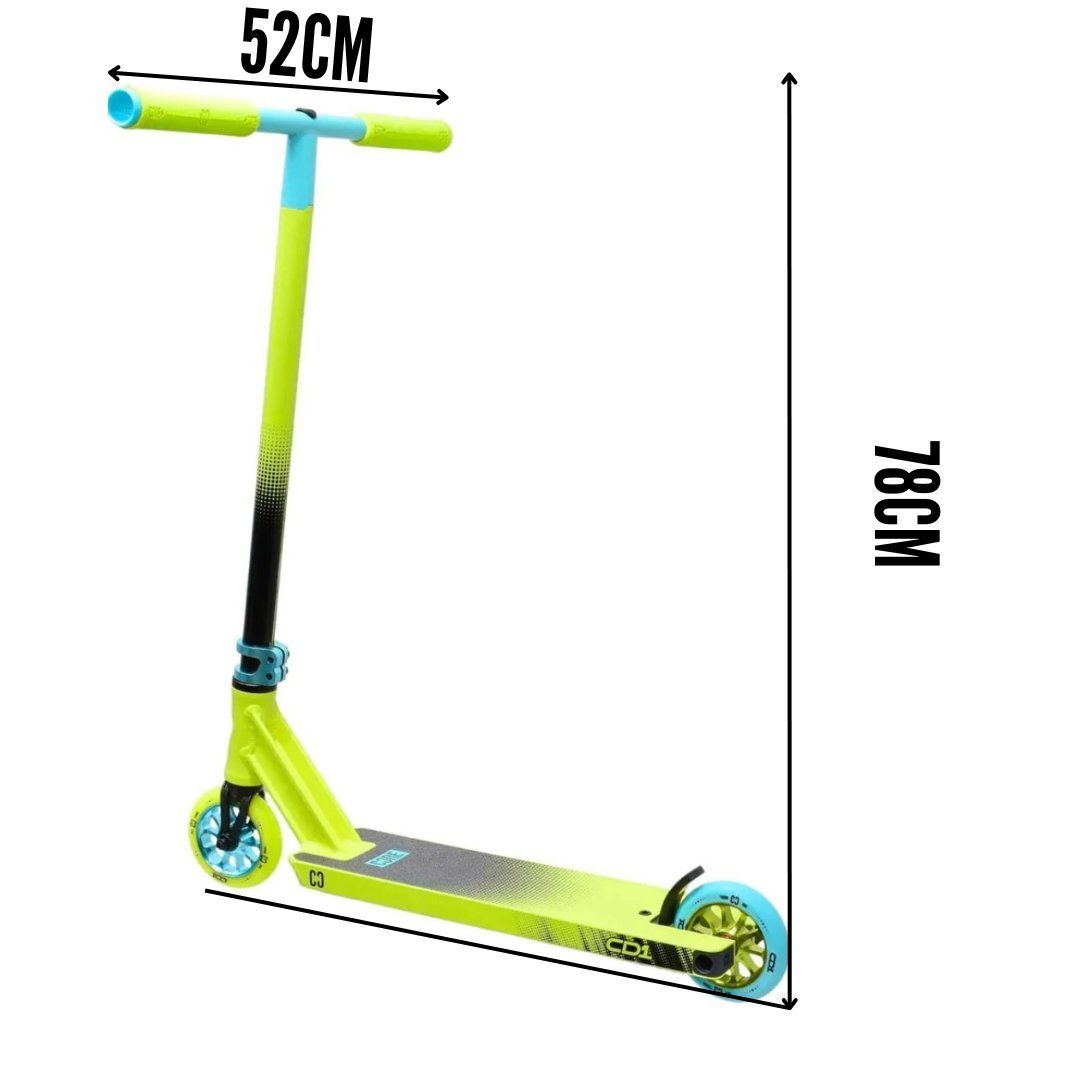 Core Action Sports Stuntscooter CORE CD1 Stunt Scooter Park 78cm Lime/Blau