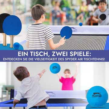 HMH Tischtennisplatte Spyder Air Tischtennis / Tischvolleyball Fun-Sport, Schnell und Leicht auf-/ und abgebaut, sofort loslegen