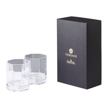 Rosenthal meets Versace Whiskyglas Versace Medusa Lumiere im Geschenkarton, Kristallglas, 2-teilig