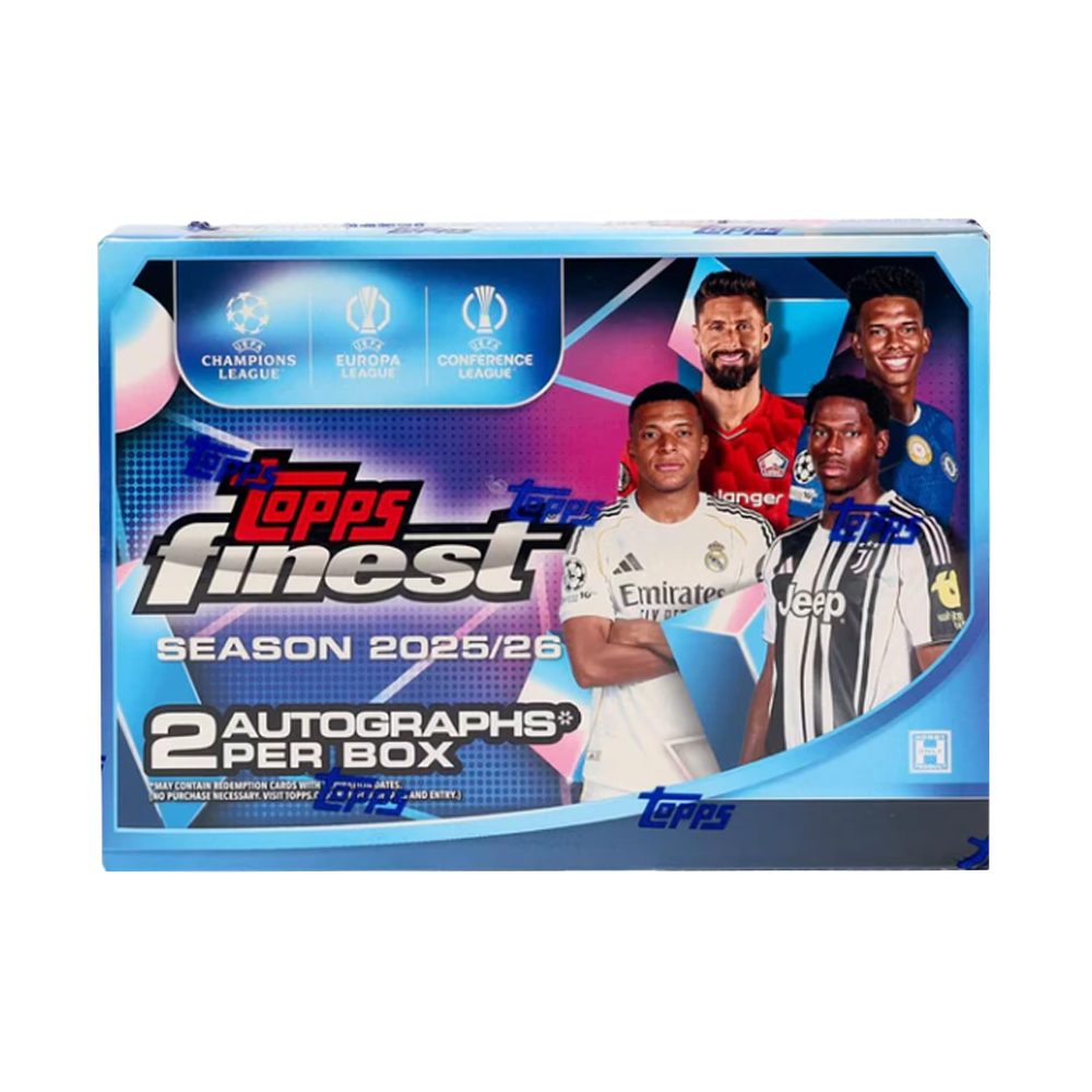 Sammelkarte 2025/26 Topps Finest UEFA Club Competitions Soccer Hobby Englisch
