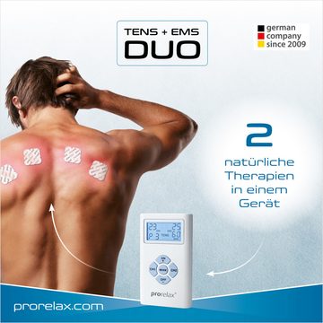 prorelax TENS-EMS-Gerät 39263 TENS+EMS DUO, 2 Therapien mit einem Gerät