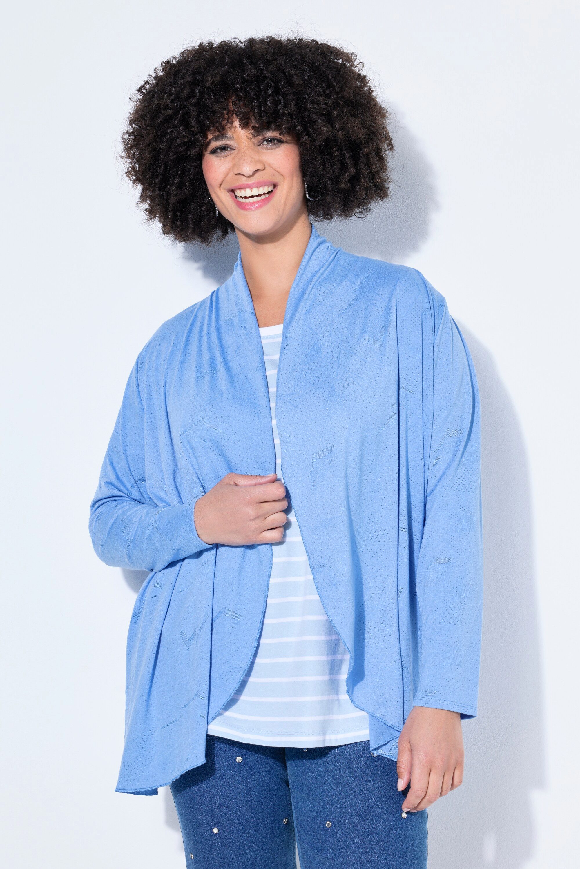Angel of Style Strickjacke Strickjacke offener Straight Fit