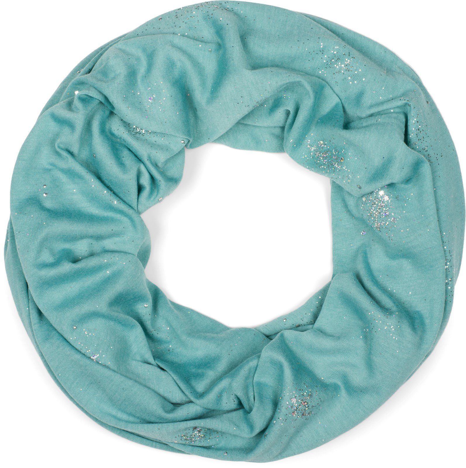 Loop Loop Schal mit Glitzer und Pailletten Punkte