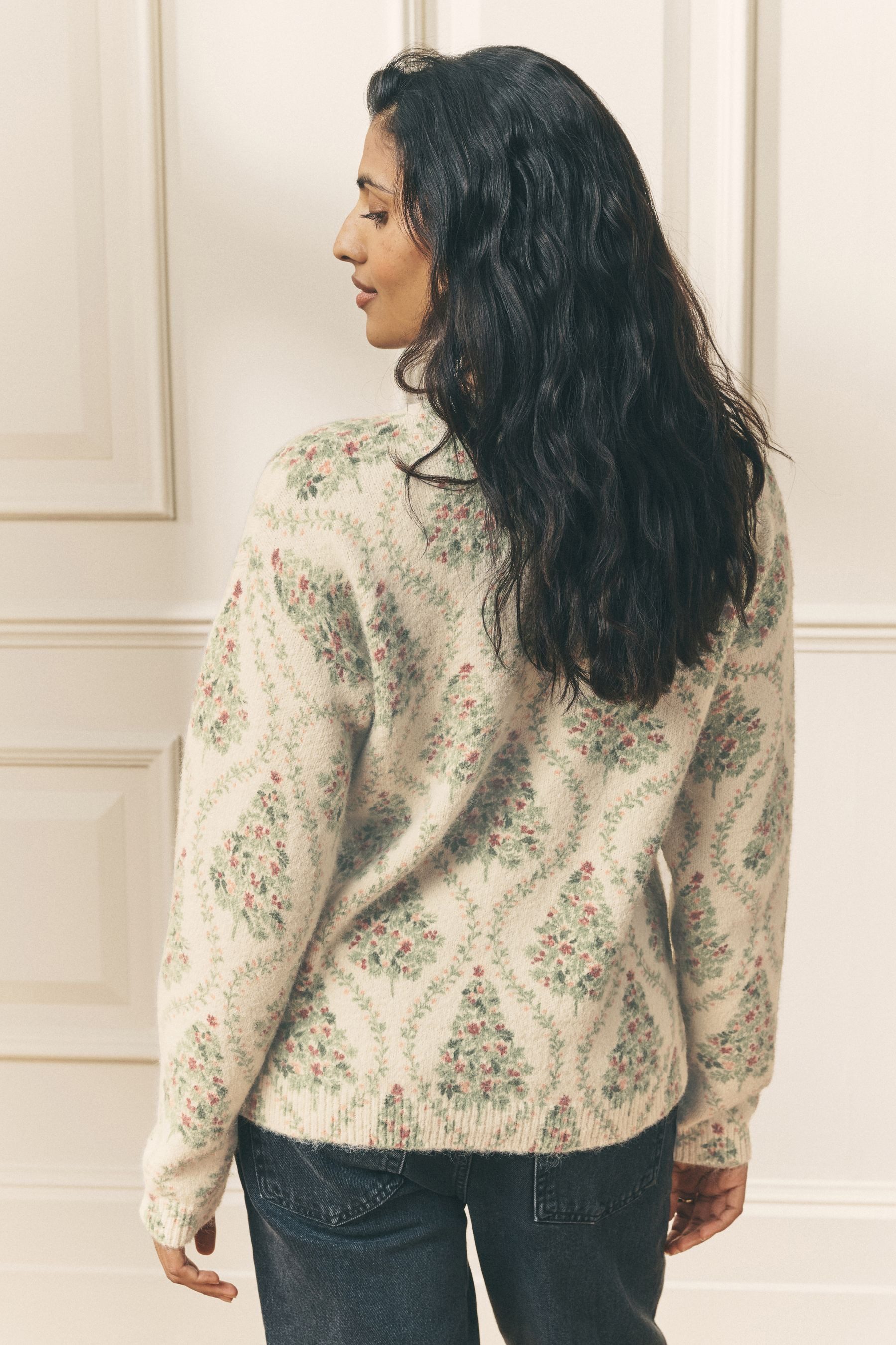 LAURA ASHLEY Strickpullover Laura Ashley Pullover mit Weihnachtsbaum (1-tlg günstig online kaufen