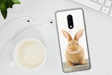 MuchoWow Handyhülle Kaninchen - Babykaninchen - Tiere - Kinder - Mädchen - Jungen, Phone Case, Handyhülle OnePlus 7, Silikon, Schutzhülle