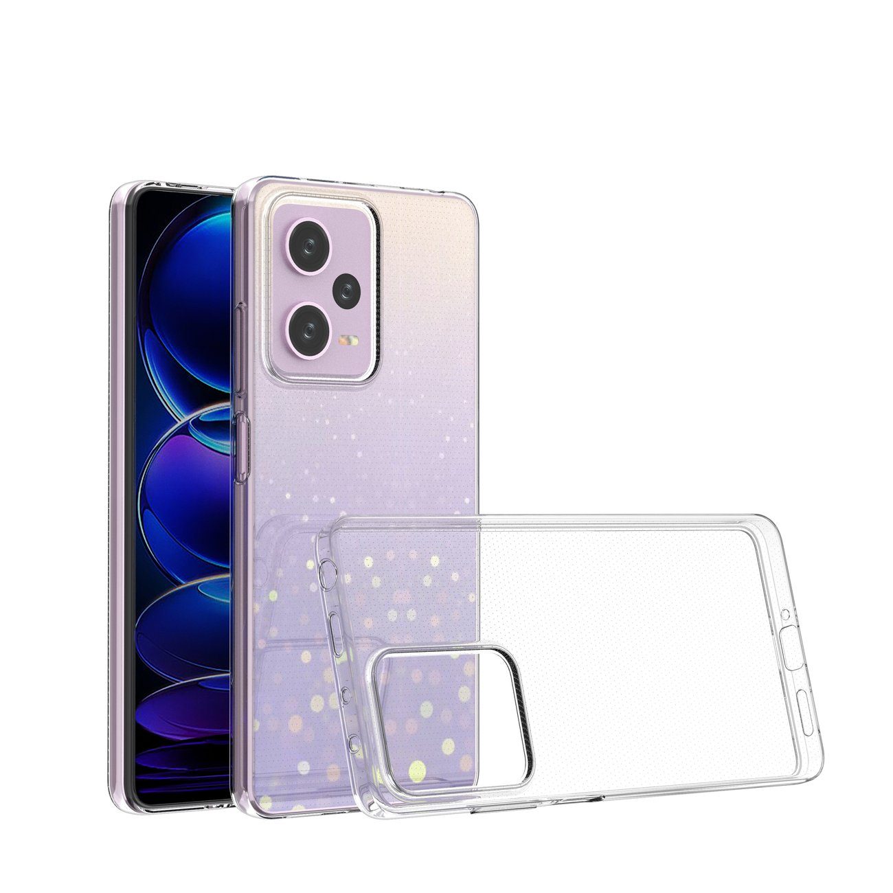 cofi1453 Bumper Ultra Clear 0.5mm Hülle für Xiaomi Redmi Note 12 Pro Transparent