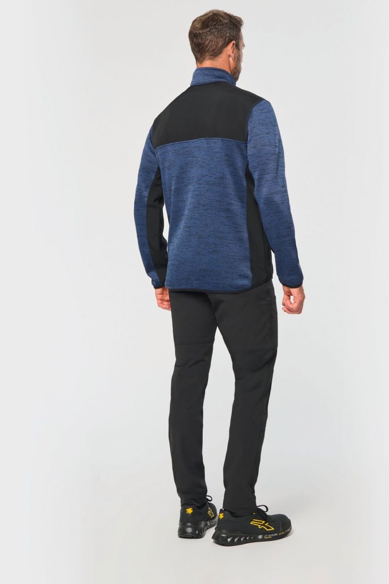 WK. Designed To Work Arbeitsjacke Recycelte Herren Polyestertrikot Jacke