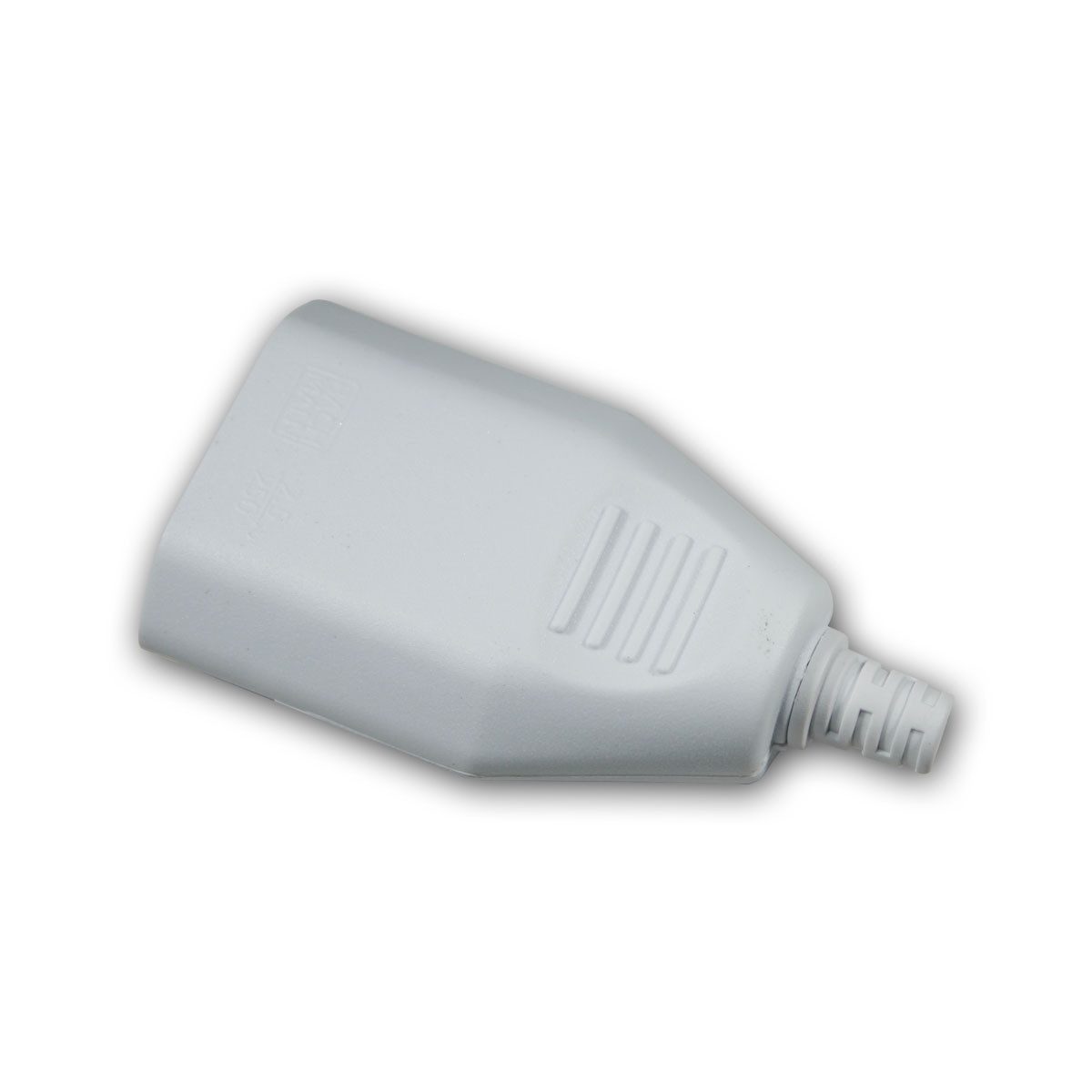 Bachmann Schuko-Stecker Europa-Kupplung Kunststoff weiß, max. 250V/2,5A