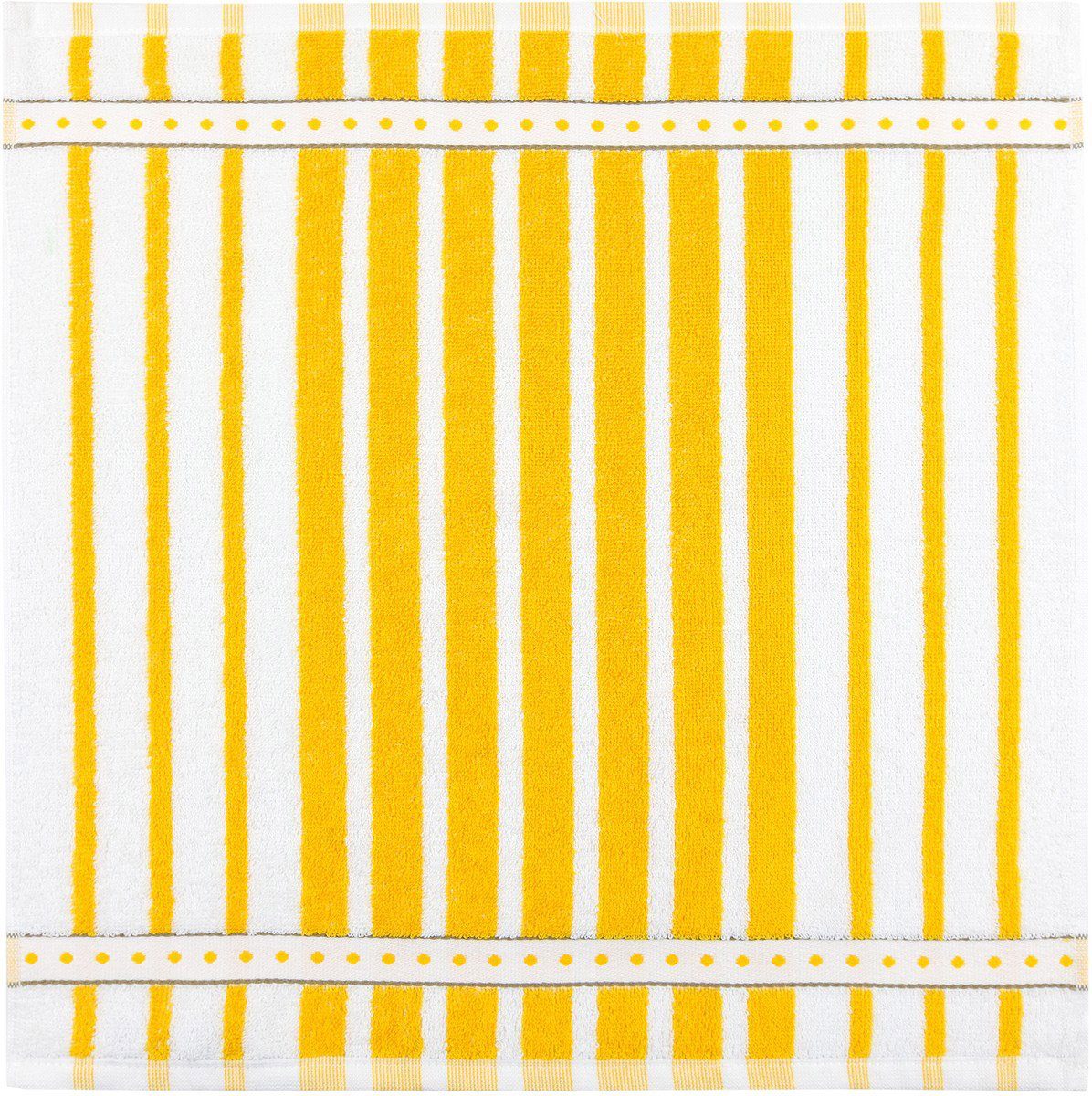 Kracht Geschirrtuch Blockstreifen, (Set, 3-tlg., Frottee Küchenhandtücher Stück) Gelb 3er ca.50x50cm Baumwolle (3 Pack Set)