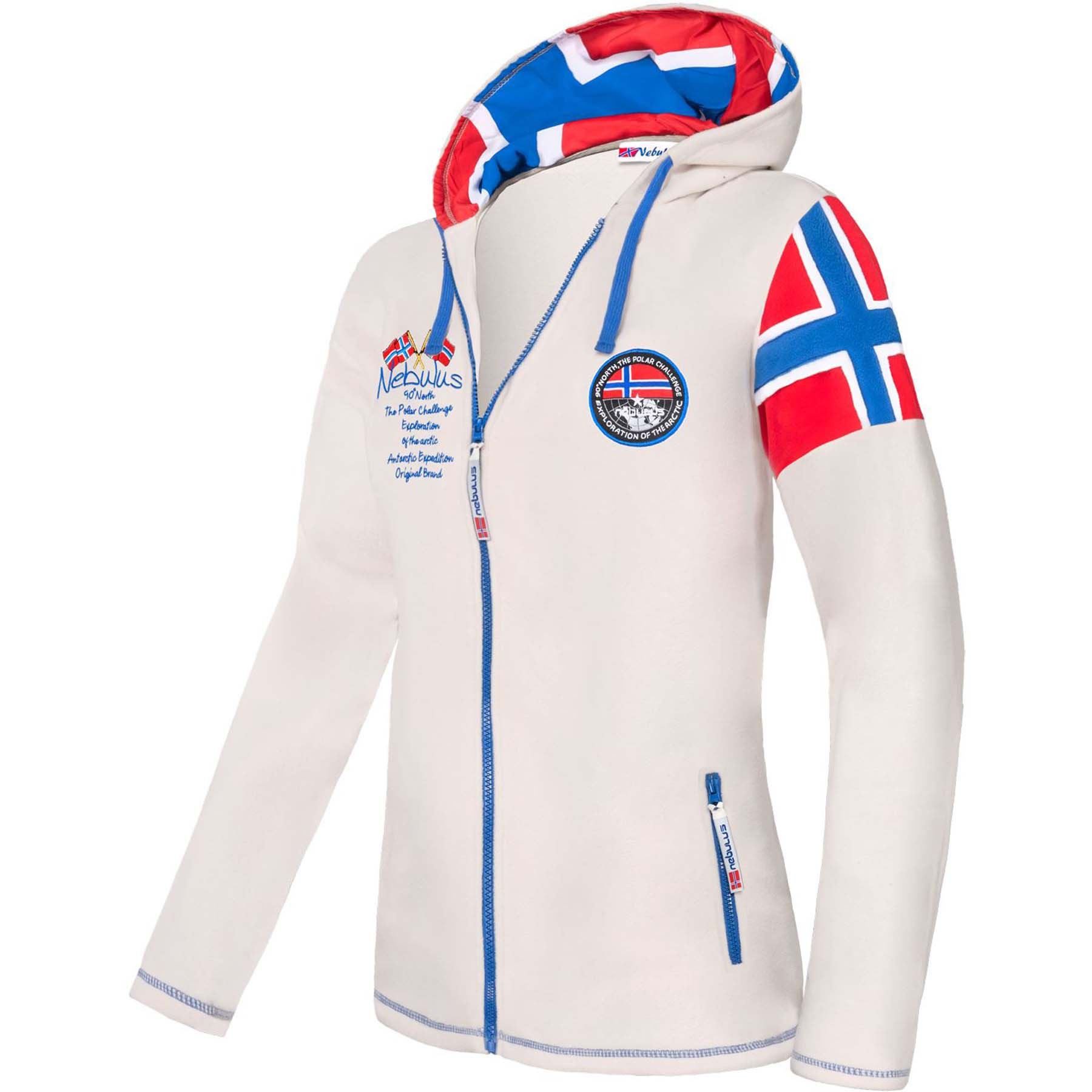 Nebulus Fleecejacke KINLEY, Q1739 - Damen, weiß, M/38