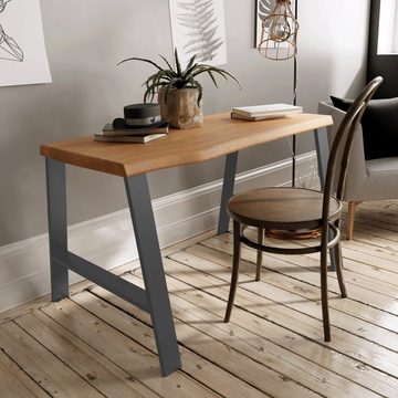 NOGGI - Home Decor Masters Tischbein 2 Tischbeine A-Form, 30/45x42 cm - anthrazit- Sitzbank I Möbelkufen für Dein DIY Projekt
