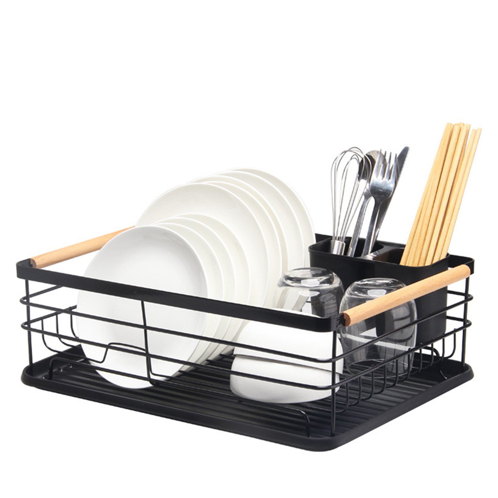 Geschirrständer Geschirrständer Abtropfgestell mit Auffangschale für Geschirr