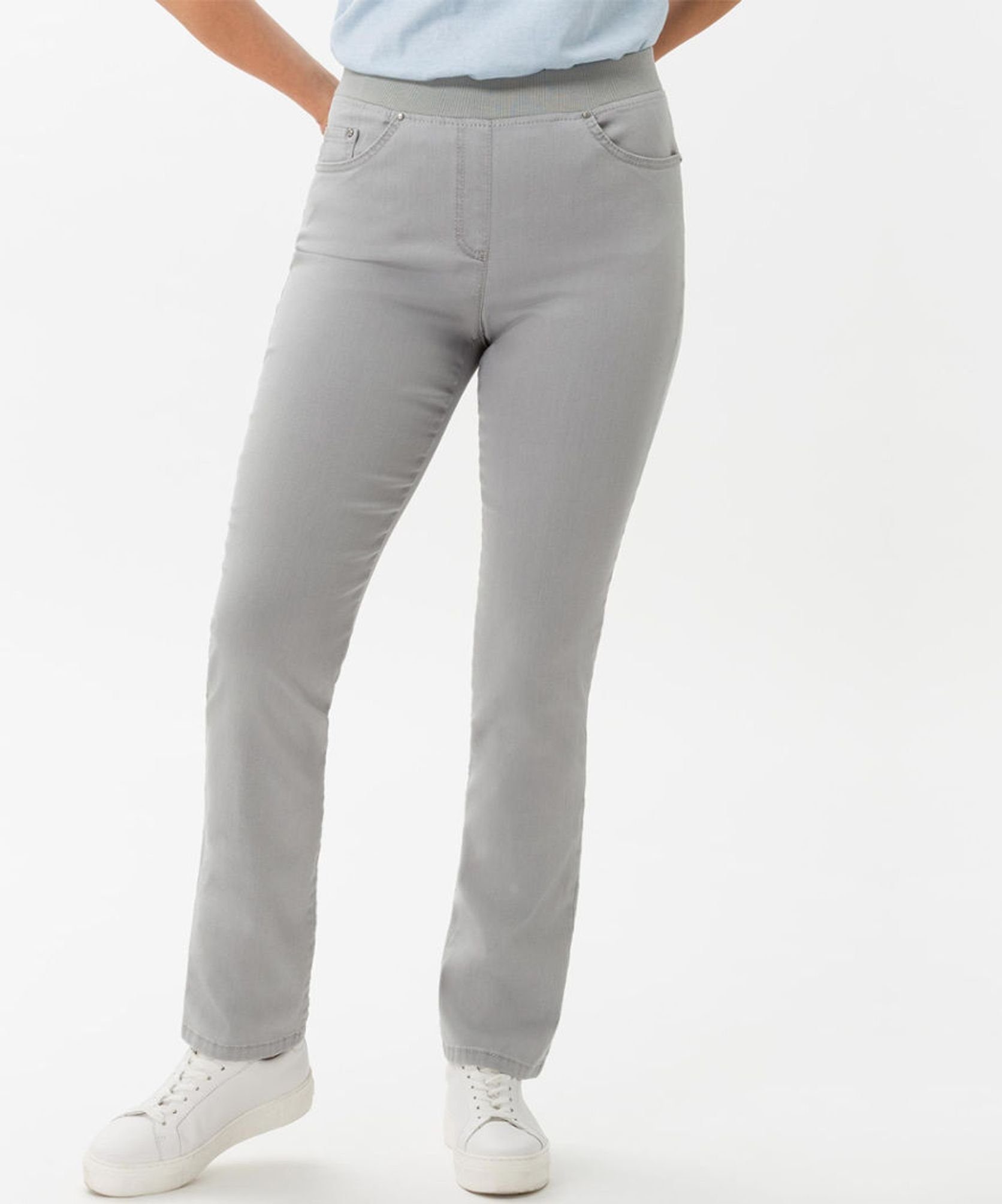 RAPHAELA by BRAX light 14-6227 (03) grey 5-Pocket-Jeans