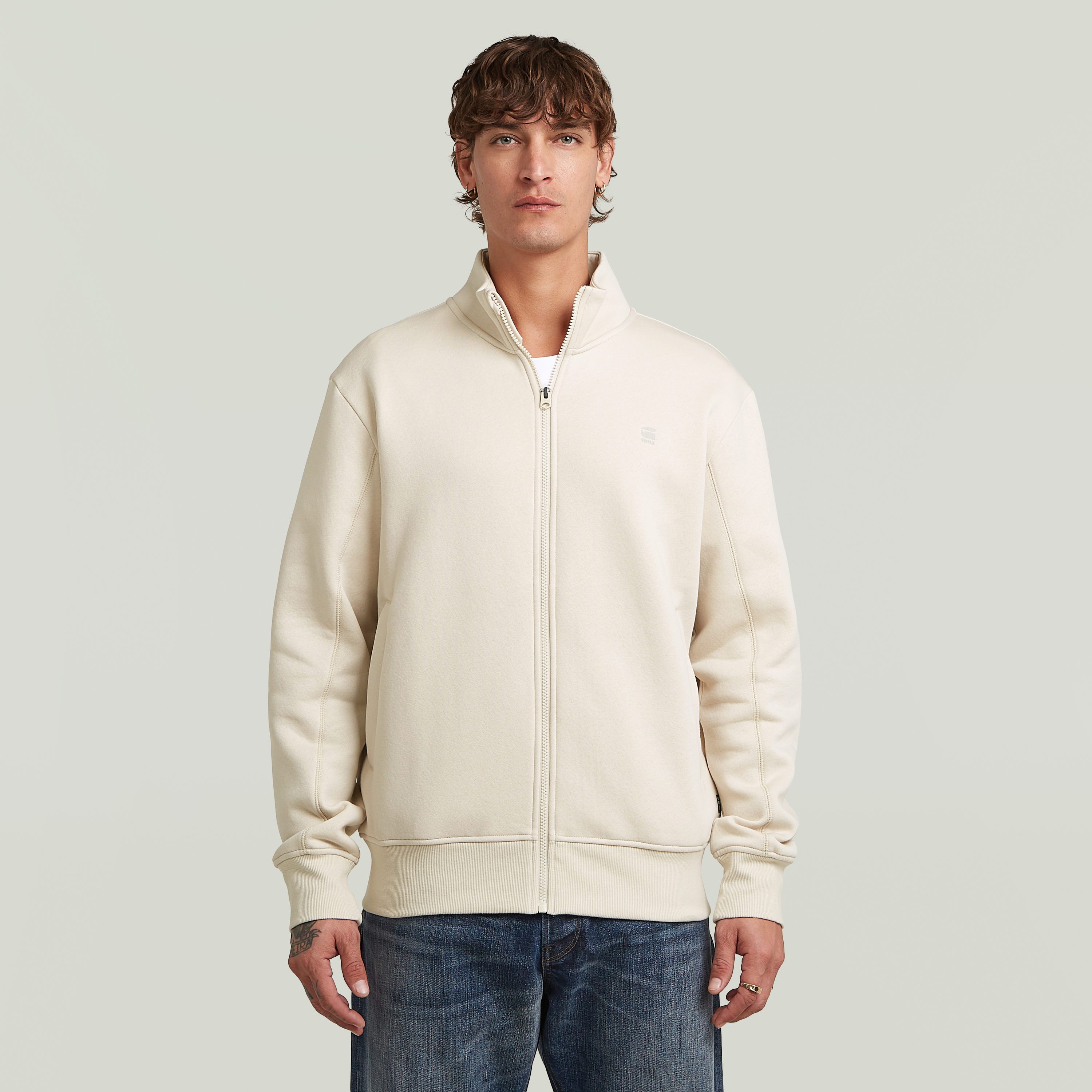 G-STAR Sweatjacke mit Logostickerei auf der Brust günstig online kaufen