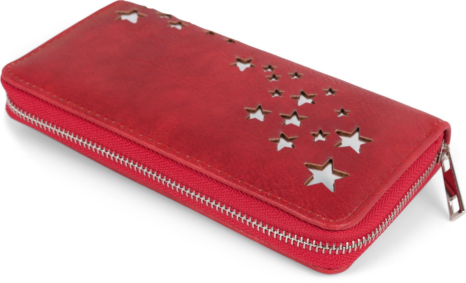 styleBREAKER Geldbörse Geldbörse mit Stern Cut Out (1-tlg) günstig online kaufen