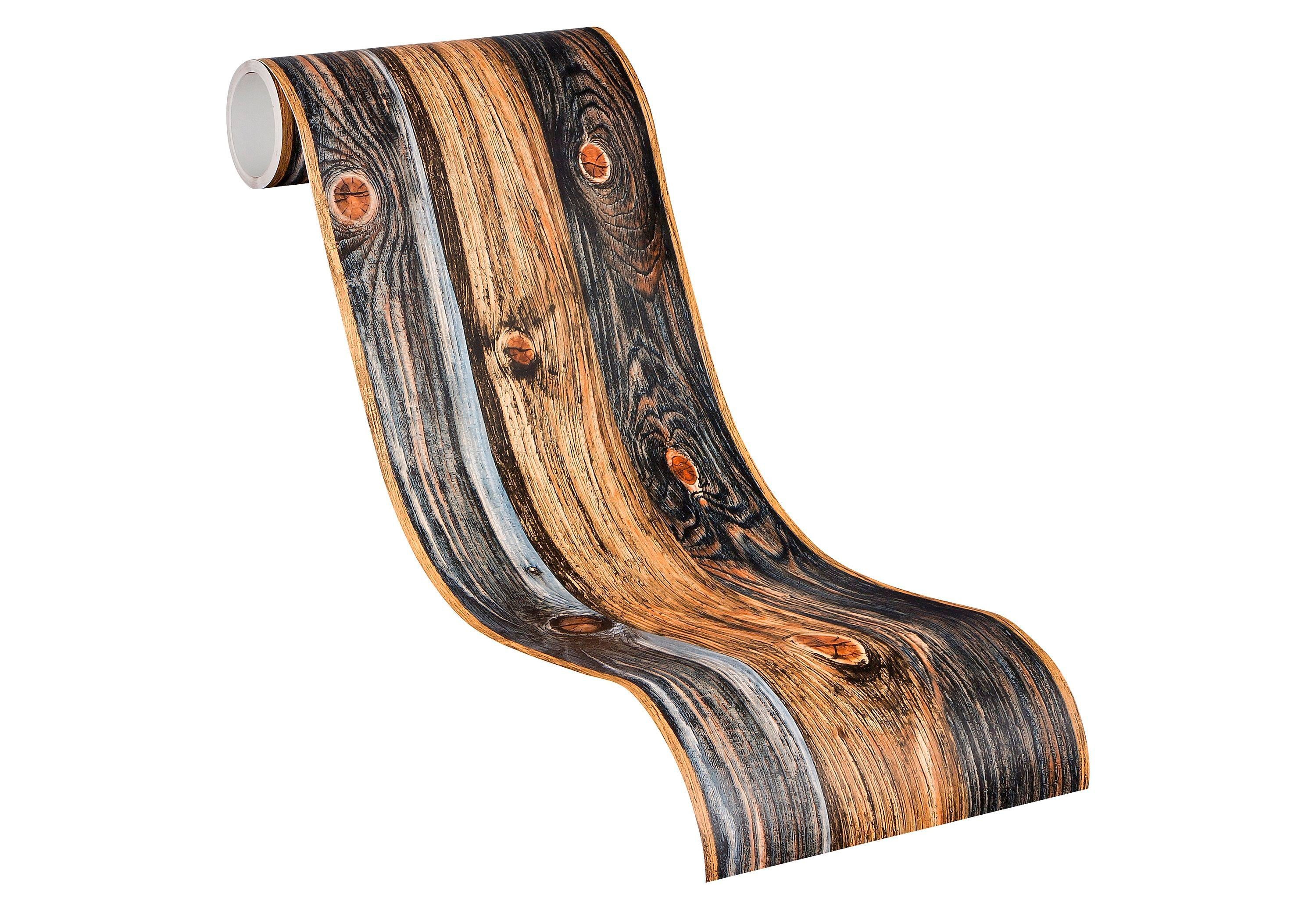 living walls Bordüre Stick Ups, glatt, Holz, gestreift, realistisch, Vinyl günstig online kaufen