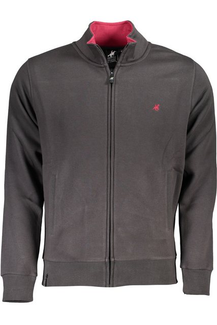 U.S. GRAND POLO Sweatshirt Grau Herren Langarm-Sweatshirt mit Reißverschlus günstig online kaufen