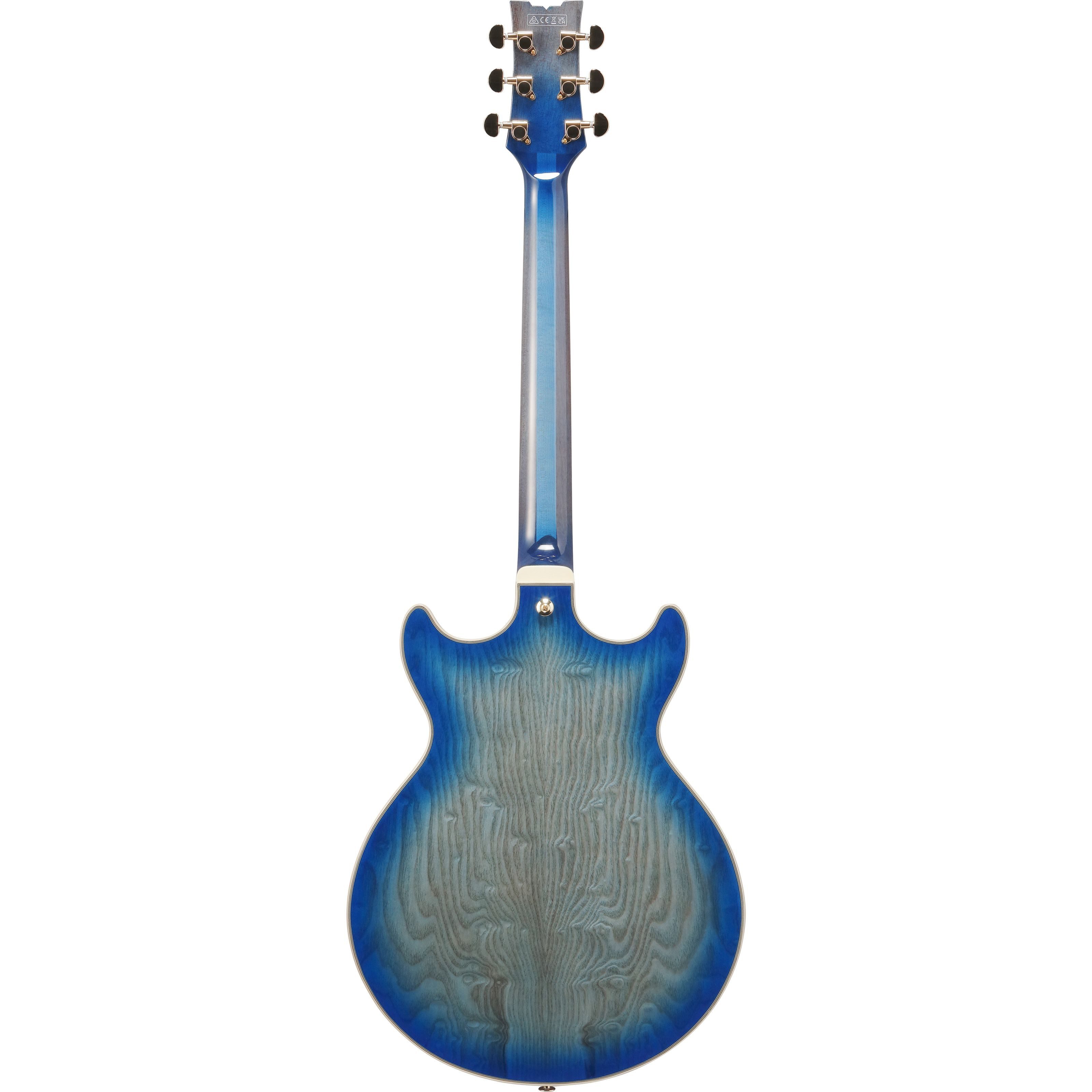 Ibanez E-Gitarre, Artcore AM93QA-JBB Jet Blue Burst - E-Gitarre