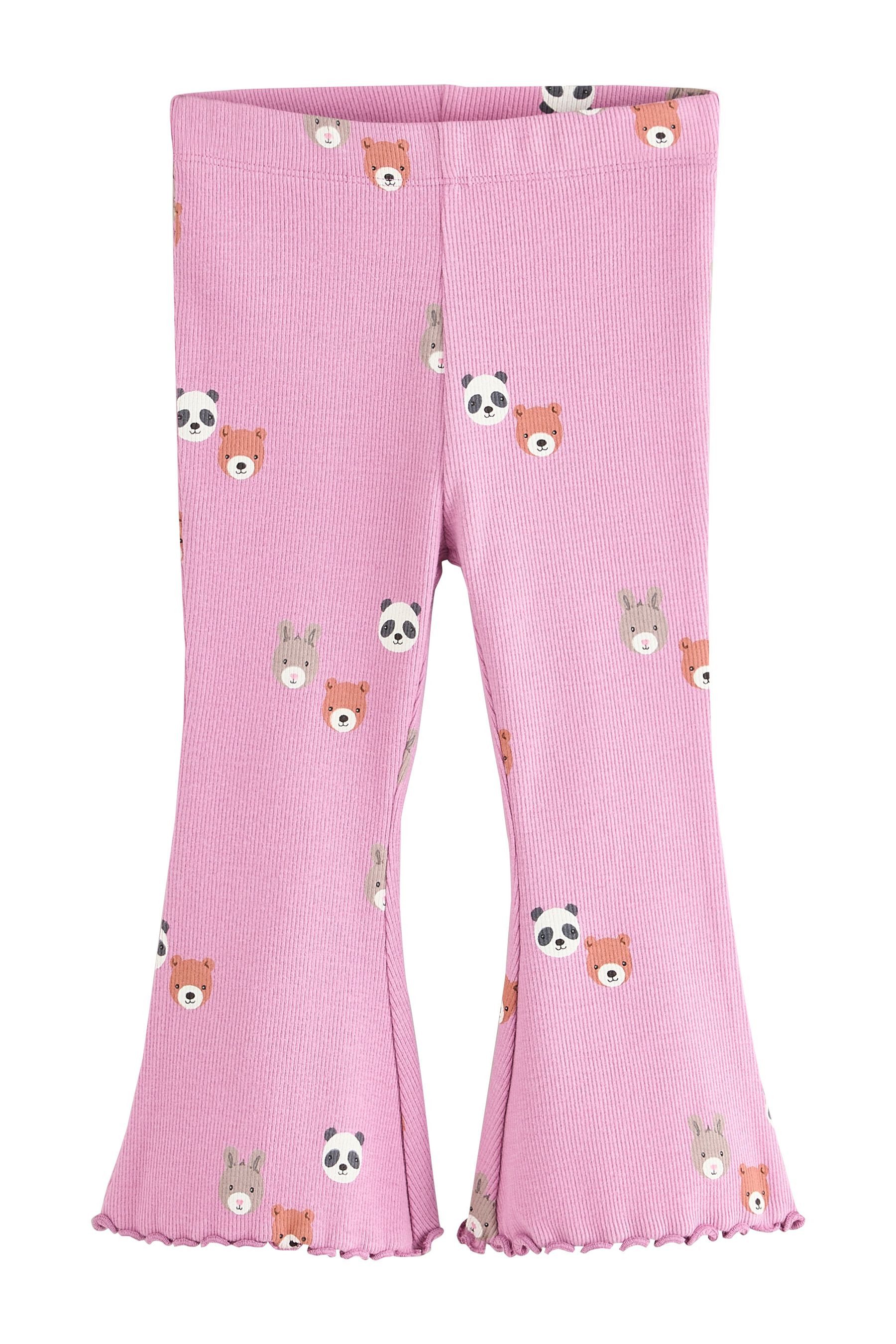 Next Leggings Gerippte Leggings mit ausgestelltem günstig online kaufen